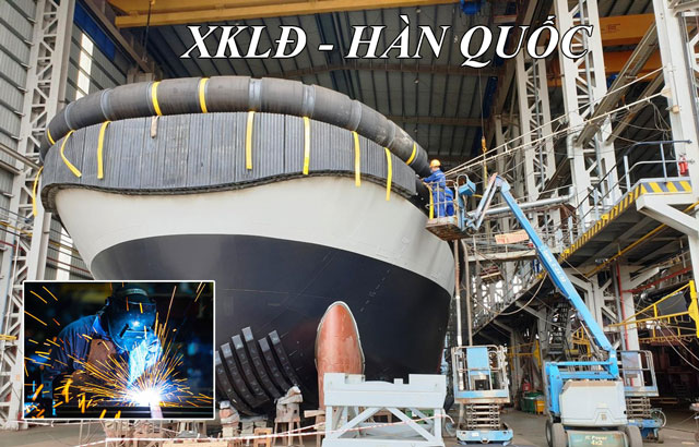 THÔNG BÁO ĐƠN HÀNG ĐI LÀM VIỆC TẠI HÀN QUỐC -  ĐƠN HÀNG ĐÓNG TÀU ( LOẠI VISA  E7-3)