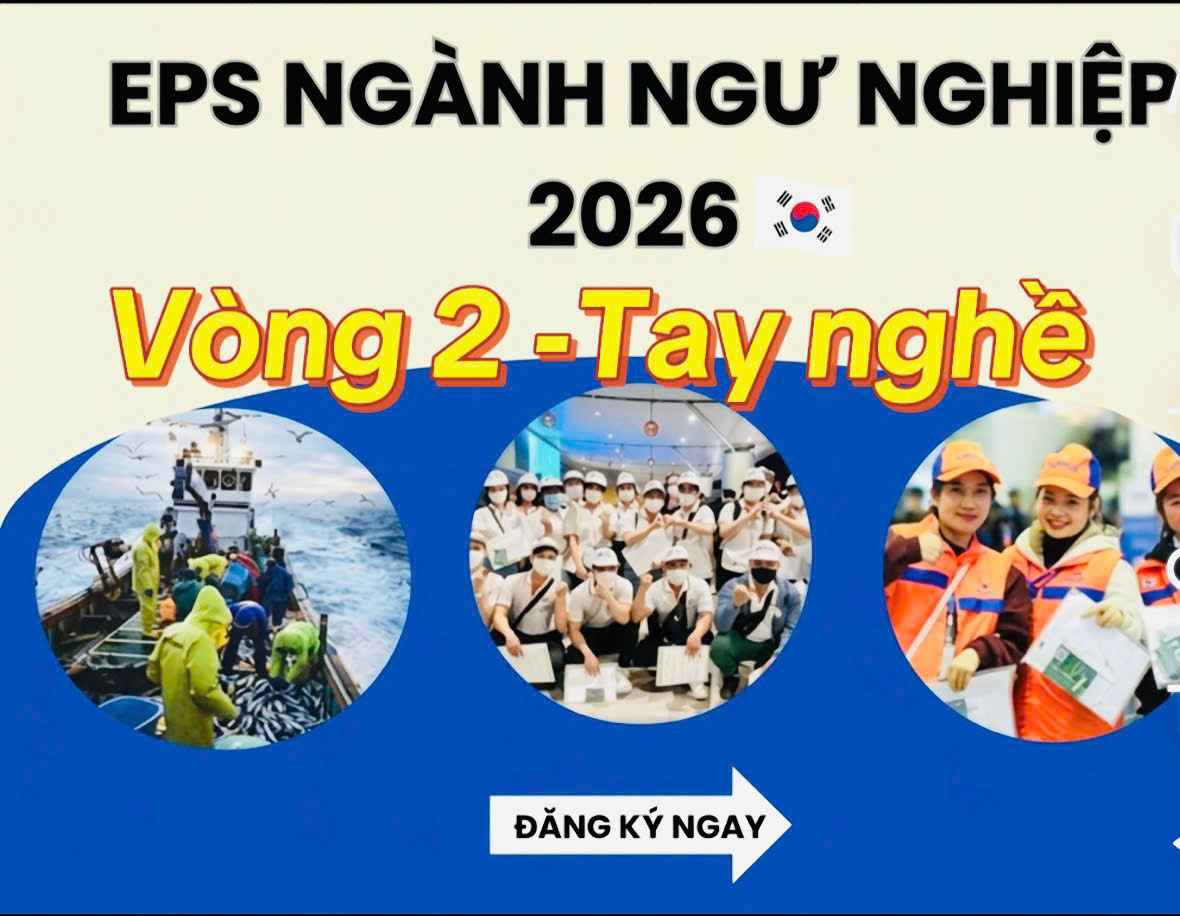 THÔNG BÁO ĐÀO TẠO LỚP ÔN LUYỆN TIẾNG HÀN EPS VÀ THỰC HÀNH DỤNG CỤ (VÒNG 2)