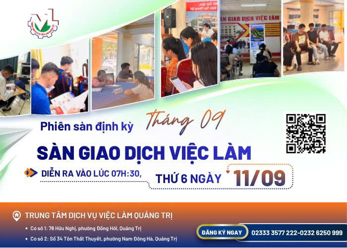 Phiên Giao dịch việc làm định kỳ ngày 11/9/2026