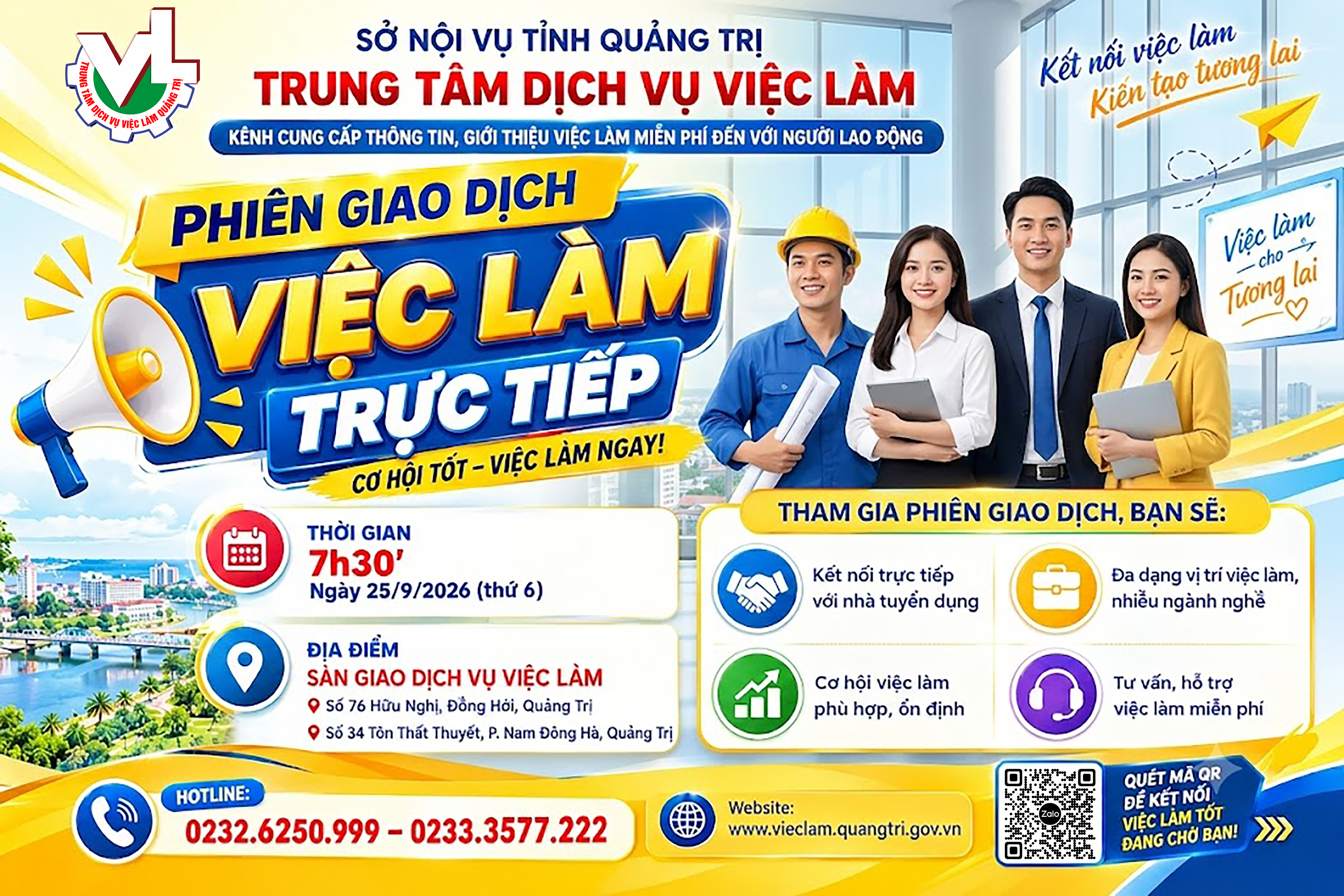 Phiên giao dịch việc làm định kỳ ngày 25/09/2026